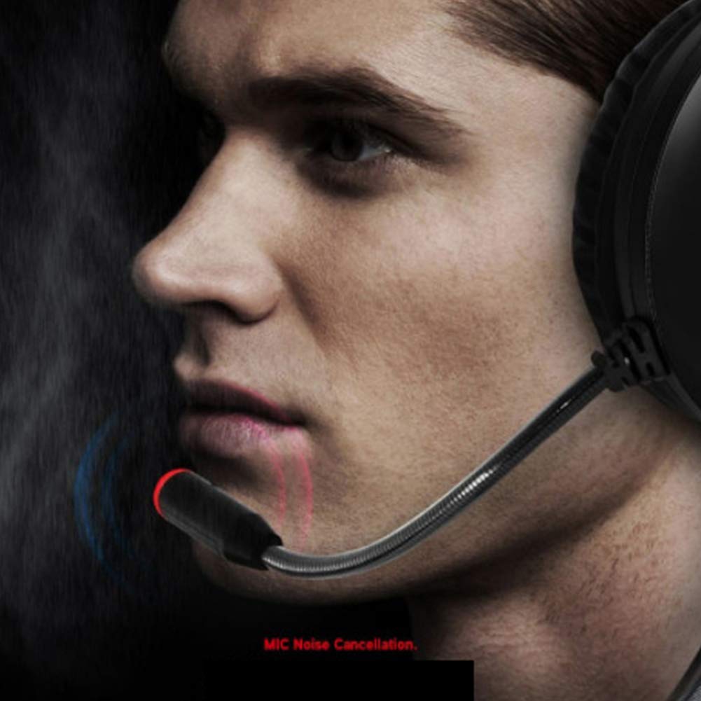 Amazon.co.jp: ABKOハッカーN550ENCゲーミングヘッドセットRGB3D