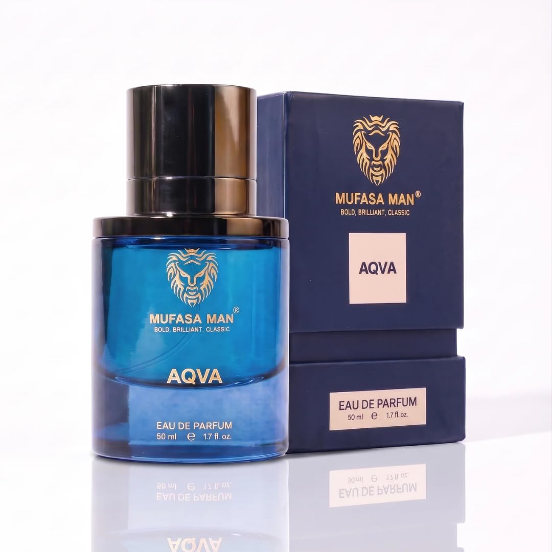 AQVA Premium Eau de Parfum for Man (EDP) | 50 ml Long-Lasting Aquatic Marine Fragrance | Luxury Perfume for Men - Office Date Daily Wear Gift-image-45