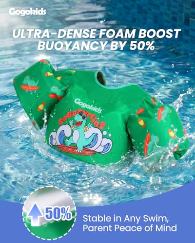 Image of Gogokids Puddle Float Jumper 24-66 Pounds, Toddler Swim Vest Kids Floaties