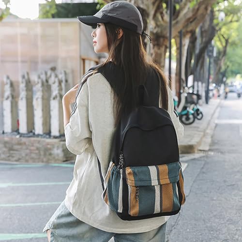 Mochila de nailon para el instituto y material escolar 7