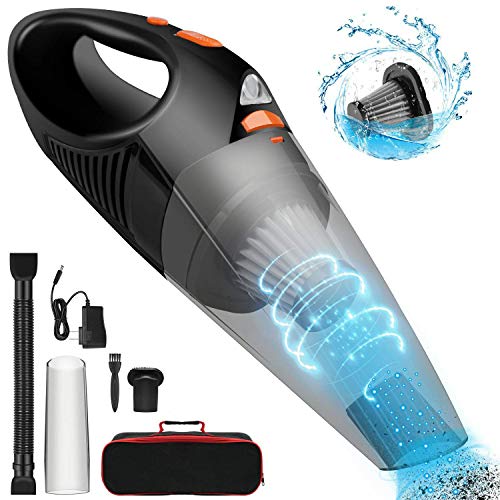 Handheld Cordless Vacuum Cleaner Upgraded 6500PA Strong Suction Wet & Dry Use Portable
