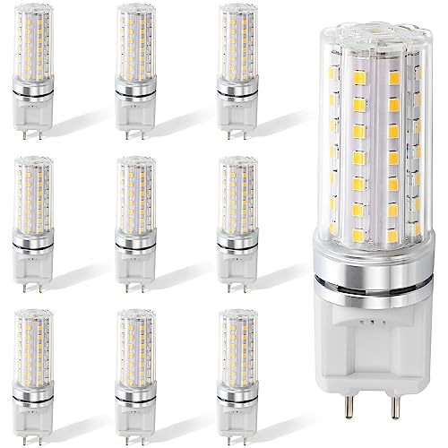 PAZWAHF G12 LED Bulb 10 Watt 1500 Lumens G12 Light Source G12 Bi-Pin Base LED Corn Light Bulb (100 Watt Halogen Equivalent) AC 85V-265V, Not-Dimmable (10 PCS)