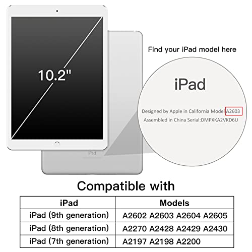 JETech Case for iPad 9/8/7 (10.2-Inch, 2021/2020/2019 Model, 9th/8th/7th Generation) - Image 2