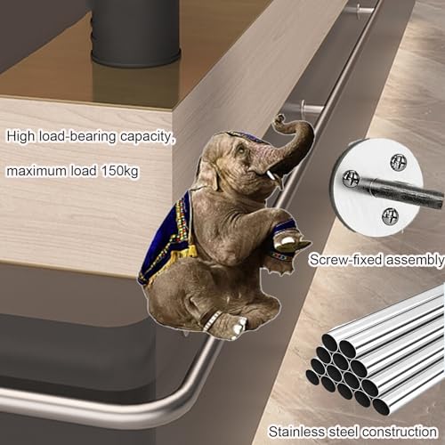 Kit de rampe en acier inoxydable premium, finition architecturale durable - 3