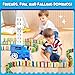 chikro Domino Train Toys Games for Kids - Automated Dominoes-Placing Model Train for Toddlers Age 3-4 Montessori Toys for 3-4 Year Old boy