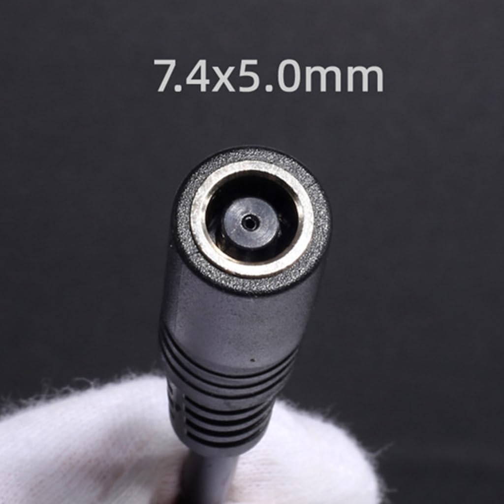 DC7.4x5.0mm Female to 2Pin Power Cord for Notebook Power Supply