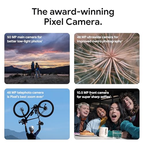 Image of Google Pixel 8 Pro (Renewed Premium) - Unlocked Android Smartphone with Telephoto Lens and Super Actua Display - 24-Hour Battery - Bay - 128 GB