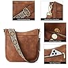 BOSTANTEN Crossbody Bags Handbags for Women Trendy Vegan Leather Hobo Purses Shoulder Handbags With Wide Shoulder Strap Brown #4