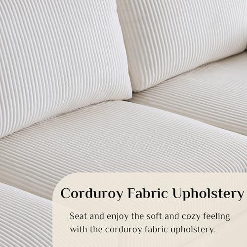 U-Shape Sectional Sofa - Modern 4-Seat Couch - Image 4