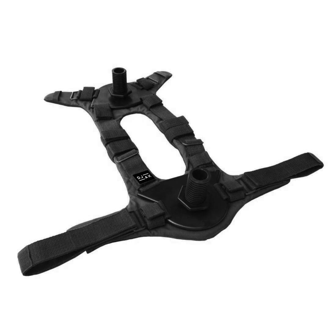 DJAK - Chaleco de pesas para Calisthenics, CrossFit y Running – Adecuado para Discos de Peso Olímpicos, capacidad de carga ajustable de hasta 80 kg – Chaleco de entrenamiento de fuerza