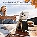Zuoderri 4-in-1 for MagSafe Wallet with Makeup Mirror, 3-Card MagSafe Card Holder, Wireless Charging Compatible,【Vegan Leather】 Adjustable Magnetic Wallet stand for iPhone 17/16/15/14/13/12 (Black)