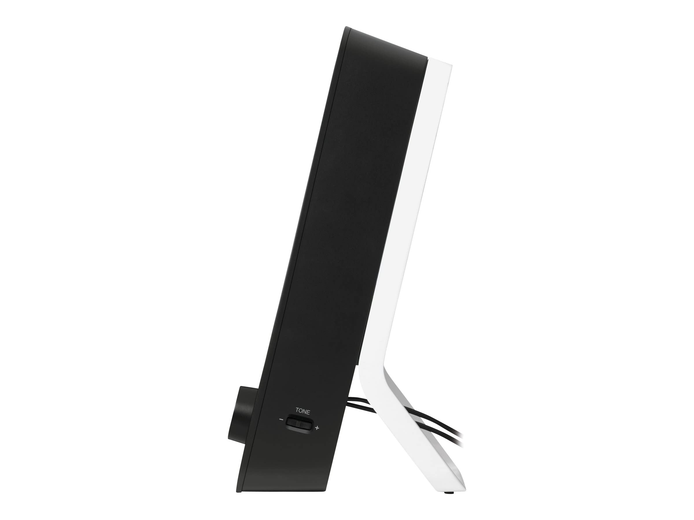Logitech Z200 Altoparlanti per PC, Audio Stereo Completo, 10 Watt, 2 Ingressi Audio 3.5 mm, Jack ‎per Cuffie, Bassi Regolabili, Controllo Volume, Presa EU/IT, Computer/TV/Smartphone/Tablet, Nero