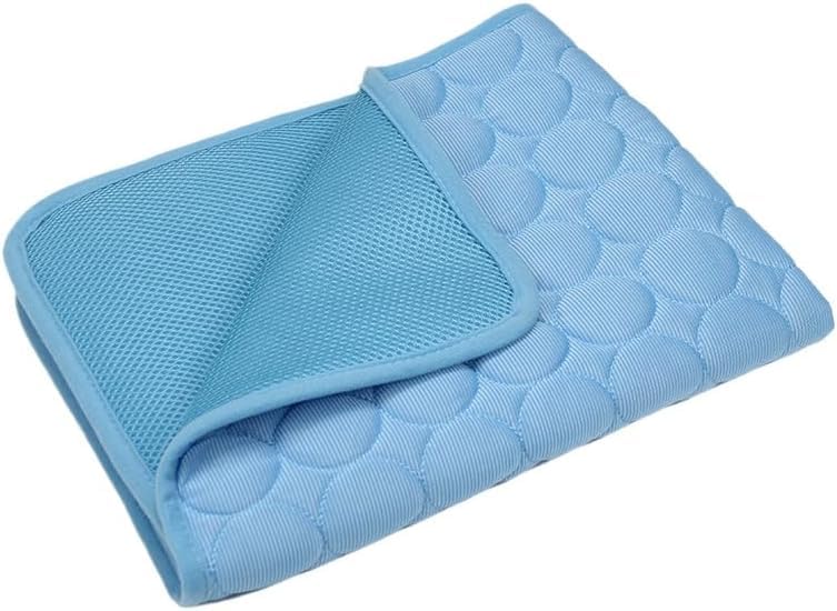 YUNTA Chewlax Dog Cooling Mat ，(Blue,XXL-59x 40in)
