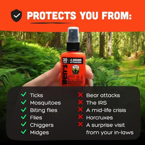 Ben's 30% DEET Mosquito, Tick and Insect Repellent, 37ml Pump, Pack of 4 image 1