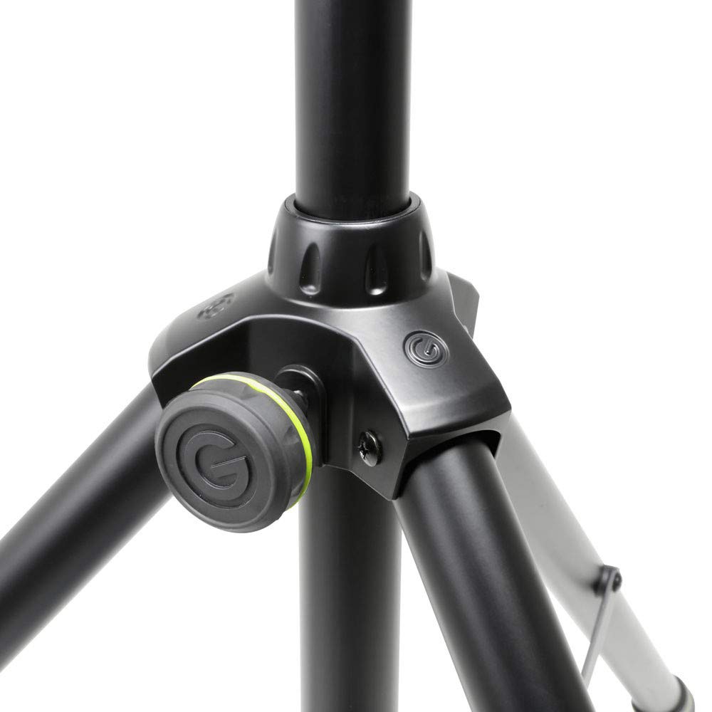 Gravity SP 5111 B - Supporto corto per casse da 35 mm, Alluminio Nero
