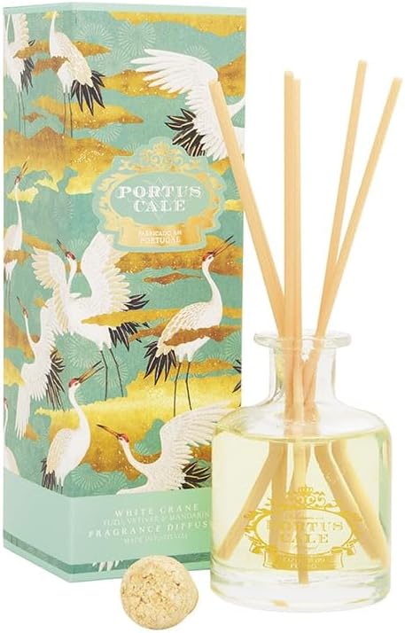 Portus Cale White Crane Reed Diffuser 100ml Yuzu Vetiver Fragrance