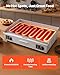 VEVOR Commercial Electric Griddle, 28.54 x 15.75 in, 4400W, 122-570°F Adjustable Temp Control, Stainless Steel Countertop Full Flat Top Grill with 2 Spatulas, 2 Brushes, for Steak, Pancake(NO PLUG)