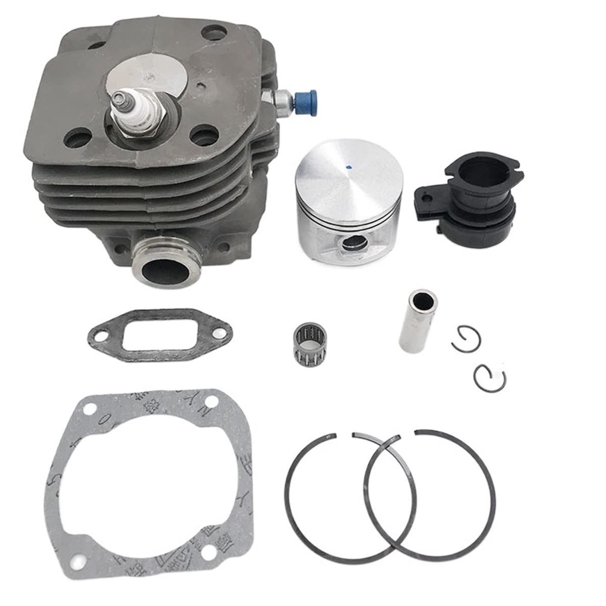 Patio, césped y jardín Motor de motosierra 48mm 50mm 52mm cilindro pistón colector de admisión válvula de descompresión Kit for 365 371 372 XP 362 Piezas y accesorios para herramientas eléctricas d
