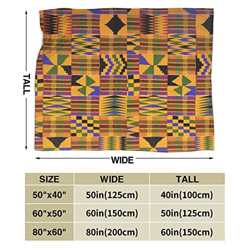 African Blankets & Throws Blanket Soft, African Art Throw Blanket Blanket Flannel Blanket For Home Outdoor(50"X40") #TOP2