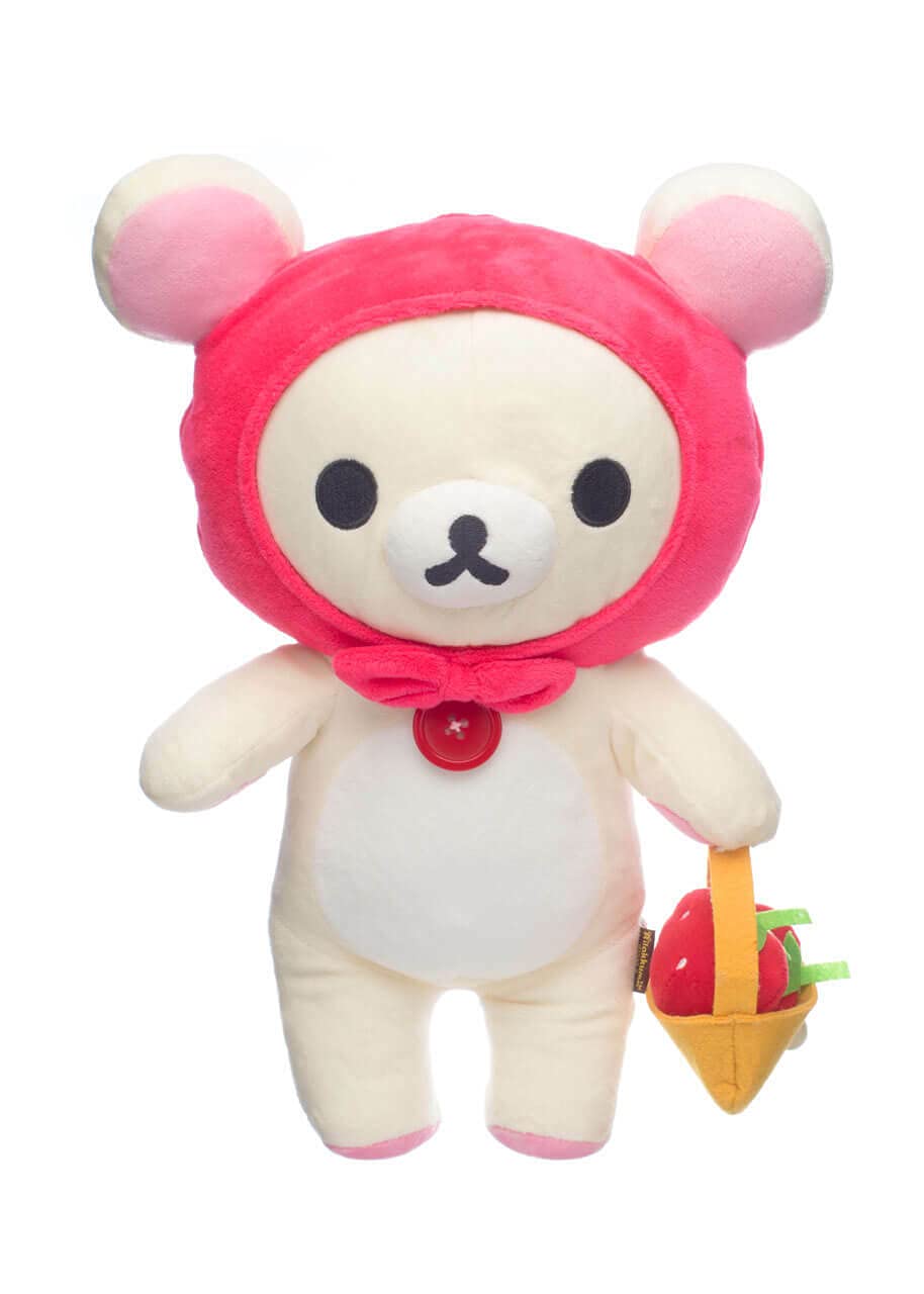 Rilakkuma Strawberry Series Soft Plush (Korilakkuma)