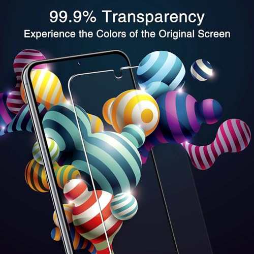 Image of KAREEN 2+2 Pack Screen Protector for Samsung Galaxy S25 Tempered Glass Film with Camera Lens Protector, Fingerprint Unlock Support, Anti Scratch, Bubble Free, Case Friendly