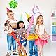 NYTGAH 2 Stück Hobby Horse Zubehör, 33 x 96 cm, Aufblasbares Pferd, Steckenpferd Kinder, Geeignet für Cowboy-Mottopartys, Pferde-Rollenspiele, Dekoration, Party-Requisiten (Rot,Pink)