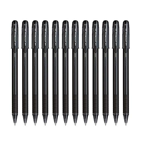 Uni-Ball Jetstream 101 Ball Point Pens, Medium Point (0.7mm), Black Ink, 12-Count