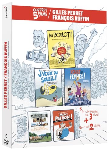 Gilles Perret et François Ruffin-Coffret 5 Films : Merci Patron + J'veux du Soleil + Debout Les Femmes + La Ferme des Bertrand + Au boulot