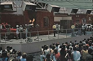 Filming at Universal Studios Universal City, California CA Original Vintage Postcard