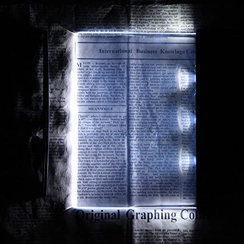 Image of LED Lightwedge Reading Lamp Night Flat Plate Portable Panel Book Light for Reading