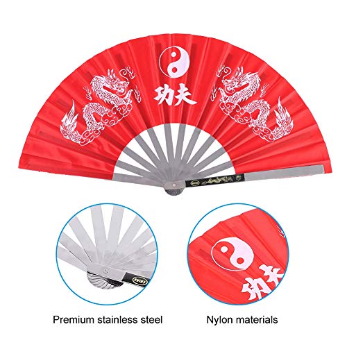 Tbest chinese red fan,Tai Chi Fan - Image 4