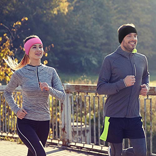 Omenex Ponytail Headbands-Double Layer Fleece More Thicker Winter Headbands For Cold Weather Running,Ski,Jogging And Others Winter Sports/Works (Ponytail Purple) #TOP4