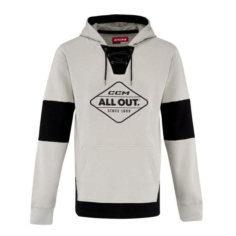 CCM All Outside Jersey-Pullover Für Jugend, Lange Ärmel, Betonfarbe