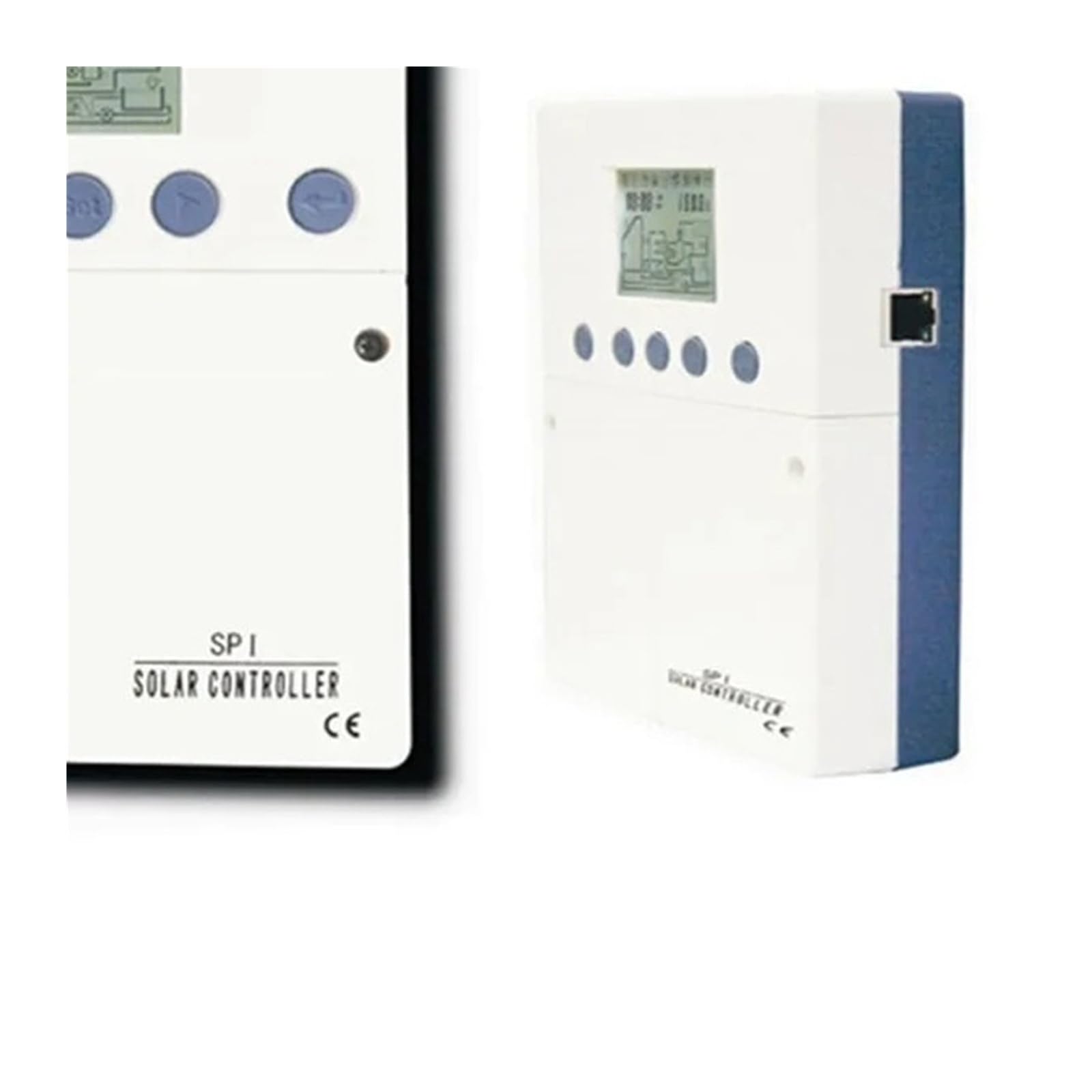 Dispositivo De Control De Calefacción Del Colector Solar SPI 6 Modos De Funcionamiento Regulador De Temperatura Solar Inteligente Del Tanque De Agua(100-120V)