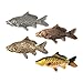 Carp, Fish Pin, Pewter, F077, 2 1/2”, American carp, Common, Mirror, Fishing, Lapel Pin, Hat, Pins, Brooch, Brooches, Jewelry, Gift, 100% Handmade in the USA, 200 Fish Designs Available.