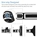 iPhone 16 15 14 Armband with Earphone Holder, JEMACHE Water Resistant Gym Running Workouts Arm Band for iPhone 16e 16 15 14 13 12 11 Pro (Black)