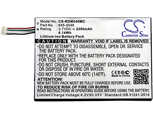 BORNMIO Replacement for RED Digital Cinema REDmote 645-0046 Battery