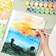 60 Blatt Aquarellpapier, 22,9 x 30,1cm Aquarellblock 300g/m² Papier Wasserfarben Watercolor Paper Malpapier für Aquarell Gouache Acryl Zeichnen Kunstwerke DIY