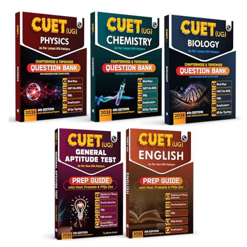 PW CUET UG Entrance Exam Books 2026 – Physics, Chemistry, Biology...