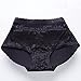 Hip Enhancer Padded Pants Shaper Seamless Fake Ass Pads Panties Buttocks Push Up Lingerie Women Underwear (Black, M)