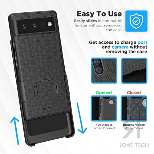 Coque Google Pixel 6 Pro anti-chute pour éviter les rayures avec support béquille - 4