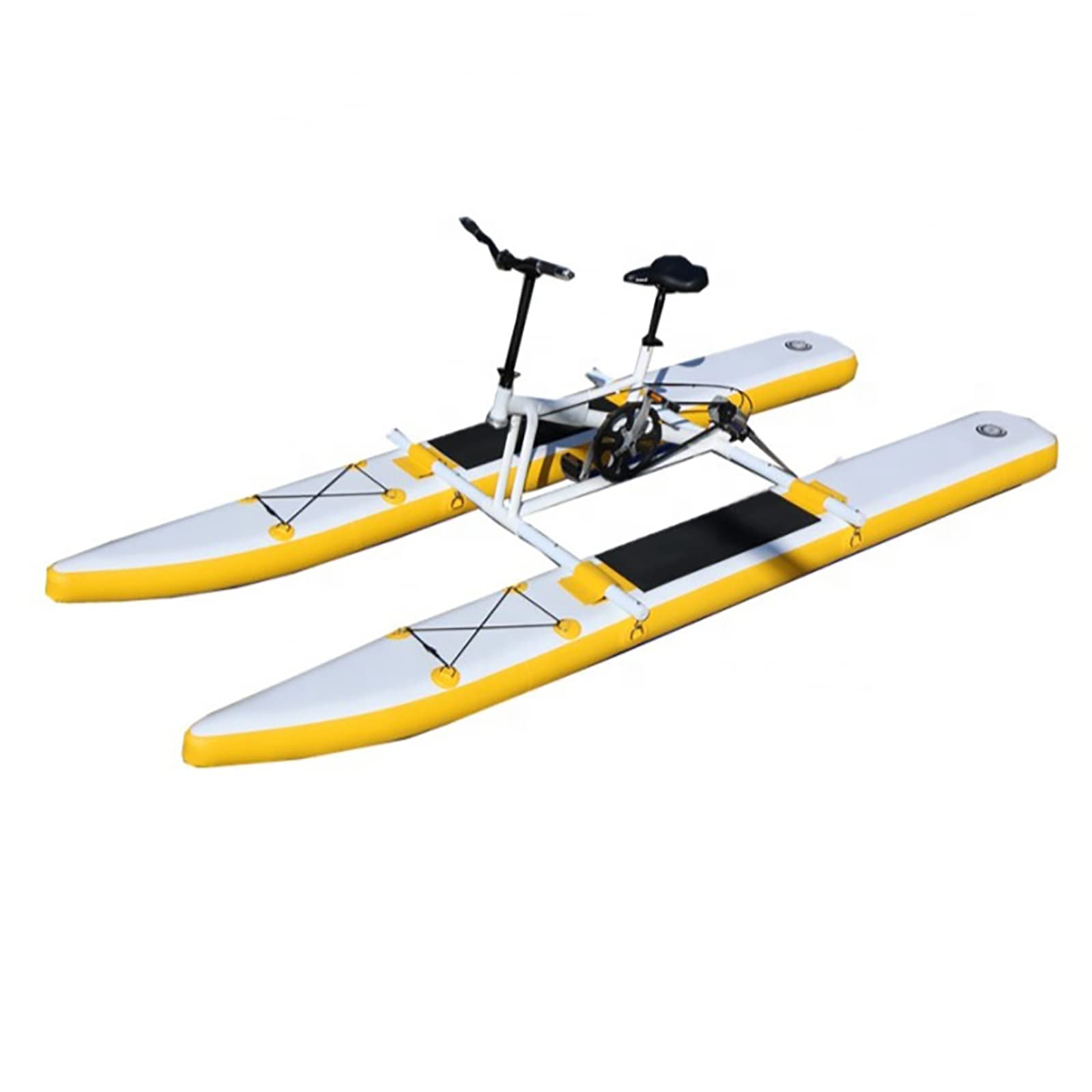 Nadmuchiwana łódź na rower wodny, kajak z pedałami do jeziora, rower morski do sportów wodnych, turystyka, kajak rowerowy cardio na kemping