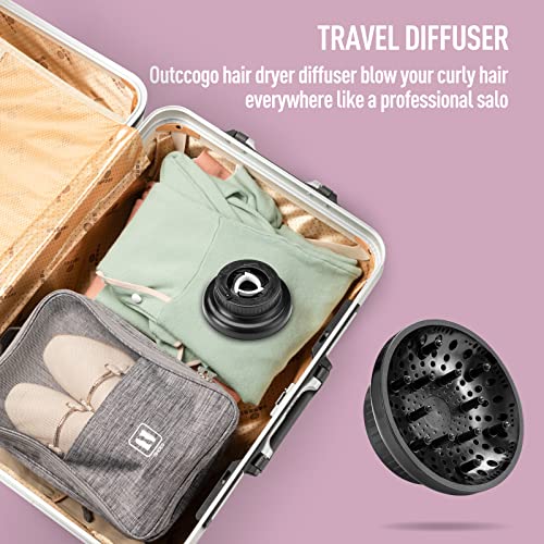 Hair Diffuser, Diffuser Attachment For Hair Dryer, Hair Diffuser For Curly Hair, Diffuser Hair Dryer, Universal Blow Dryer Defuzzer 1.4-2.4'' Nozzle, Anniversary Birthday Gifts For Women Her #TOP4