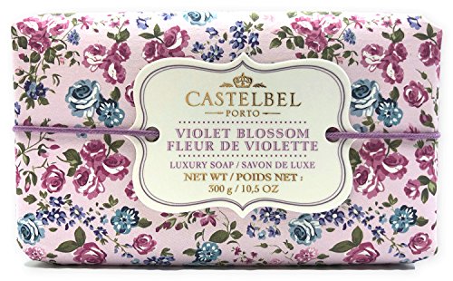 Castelbel Violet Blossom Luxury Soap - 10.5 oz Large Bar