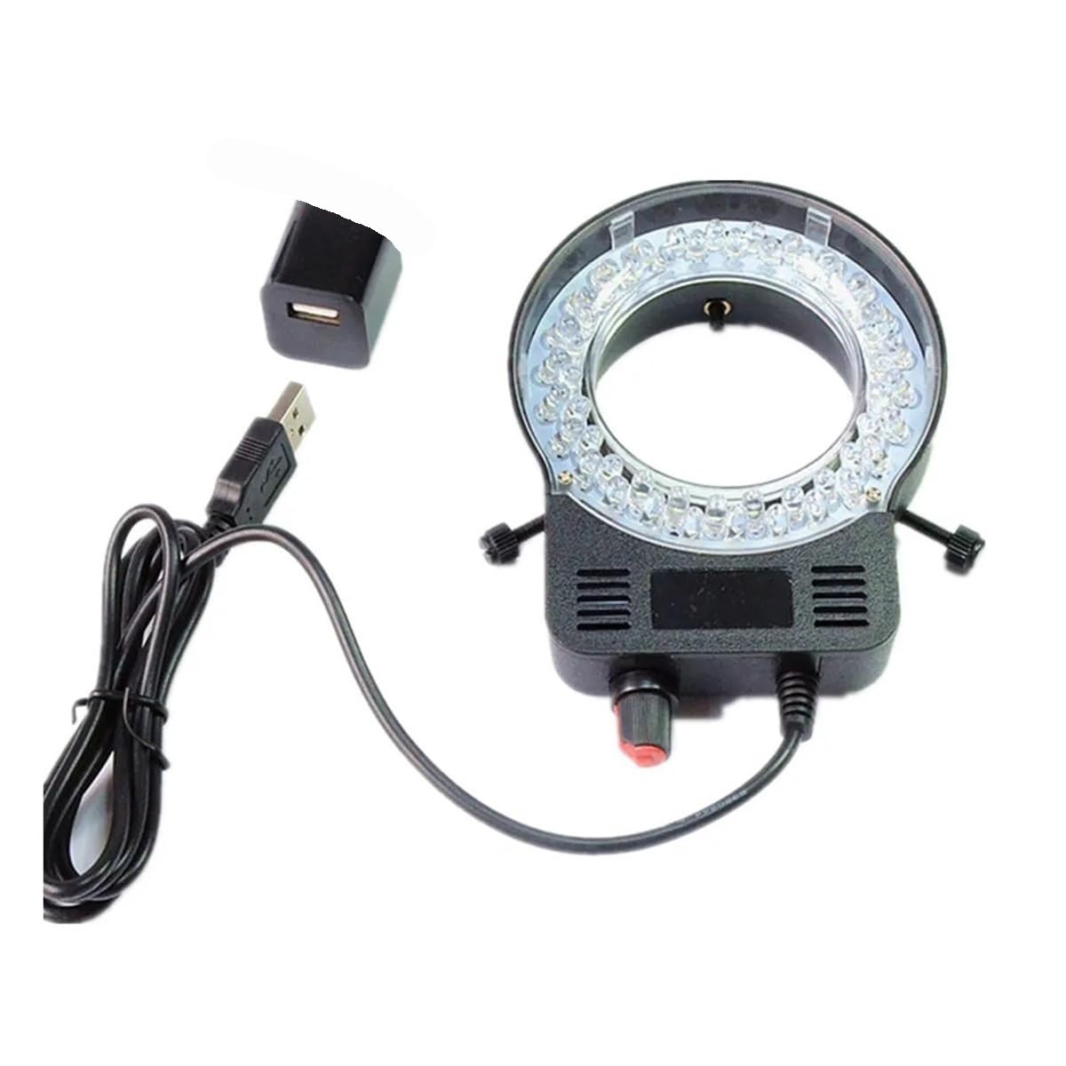 Ersatzteile für Labormikroskope Stereomikroskop-LED-Lichtlampen, 5 V, USB, Innendurchmesser 30–65 mm