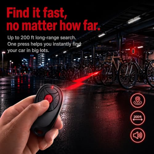 Image of Anti-Theft Bike Alarm with Remote, 113db Wireless Vibration Motorcycle Bike Alarms for Ebikes Scooter with LED Lights, Waterproof Car Alarm System with Motion Sensor, Bike Accessories