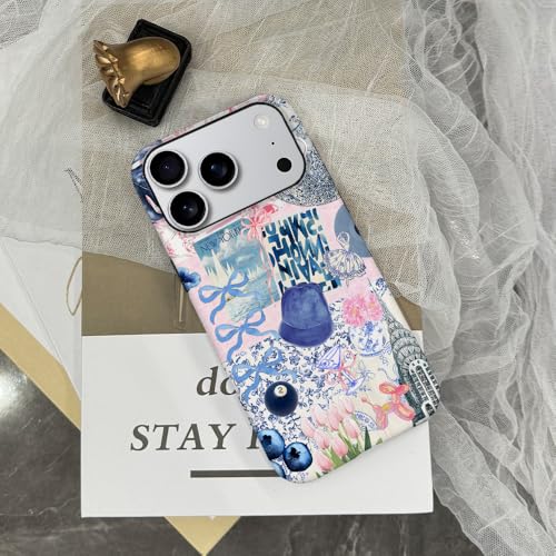 Coque compatible avec P19JL Pro esthétique avec collage fleurs et nœud - 6