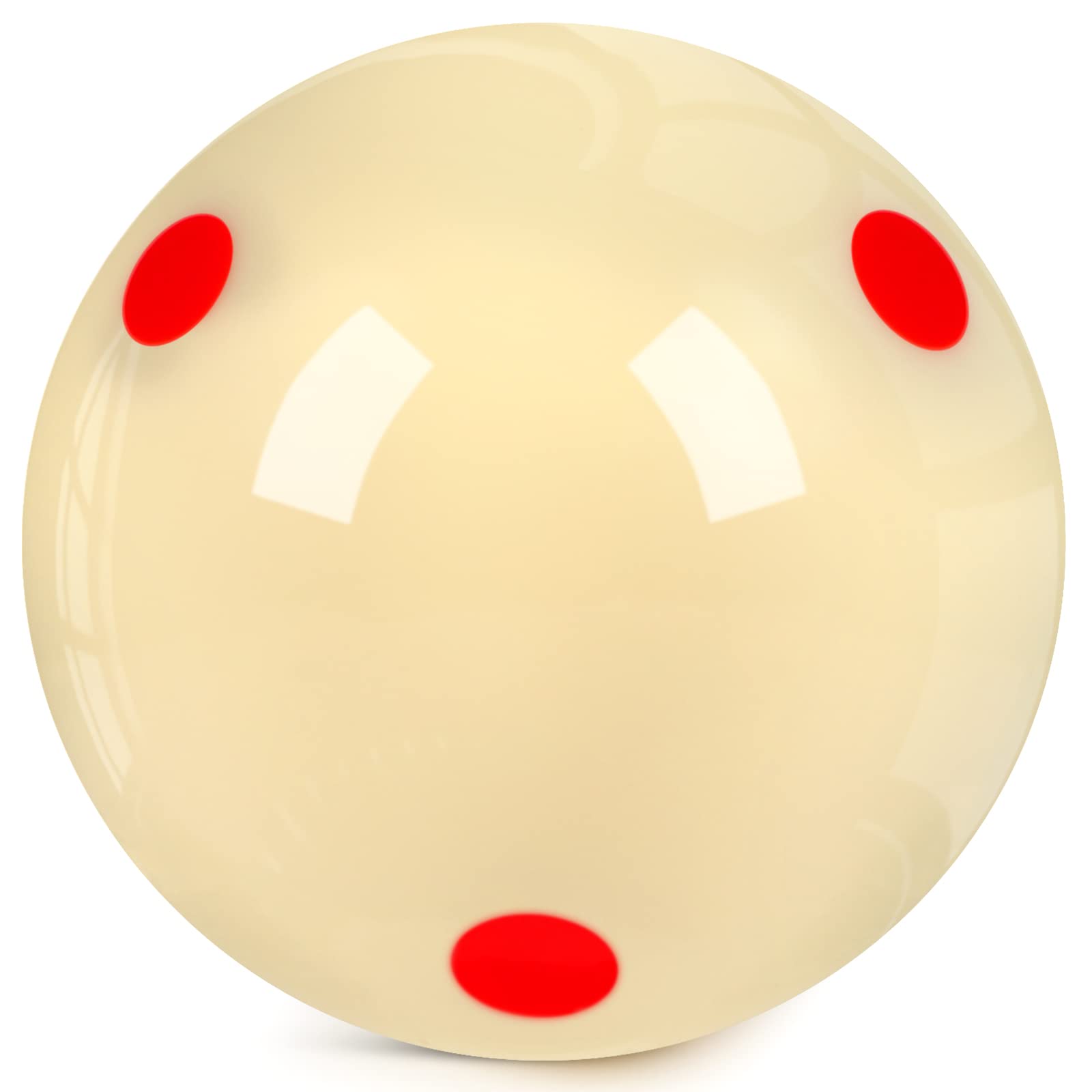 Mototo AAA-Grade Pro-Cup Billiard Cue Ball or Billiard #8 Ball Standard Regulation Size 2-1/4" Practice Training Pool Ball for Games & Sports