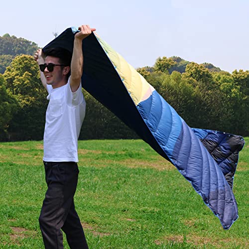 Hotkoko Camping Blanket,Lightweight Down Alternative Puffy Printed Camping Blanket Packable Outdoor Blanket For Camping,Traveling, Stadium, Hiking, Picnics #TOP1