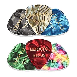 Lekato LGC-1 Capodastre avec 6 médiators pour guitare acoustique et électrique, ukulélé, mandoline et banjo Noir (Black) - Les Beatles, Paul McCartney, John Lennon, RIngo Starr, George Harrison Lekato LGC-1 Capodastre avec 6 médiators pour guitare acoustique et électrique, ukulélé, mandoline et banjo Noir (Black) – Image 4